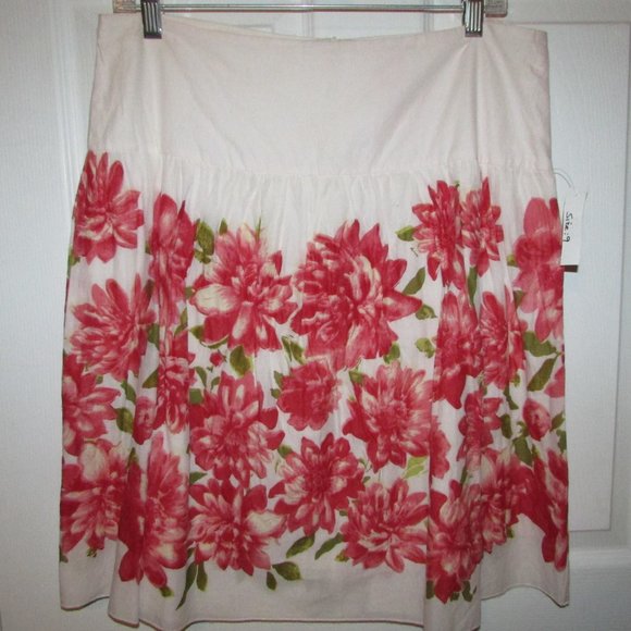 SPEECHLESS Floral Skirt - Sz 9 - Picture 6 of 6